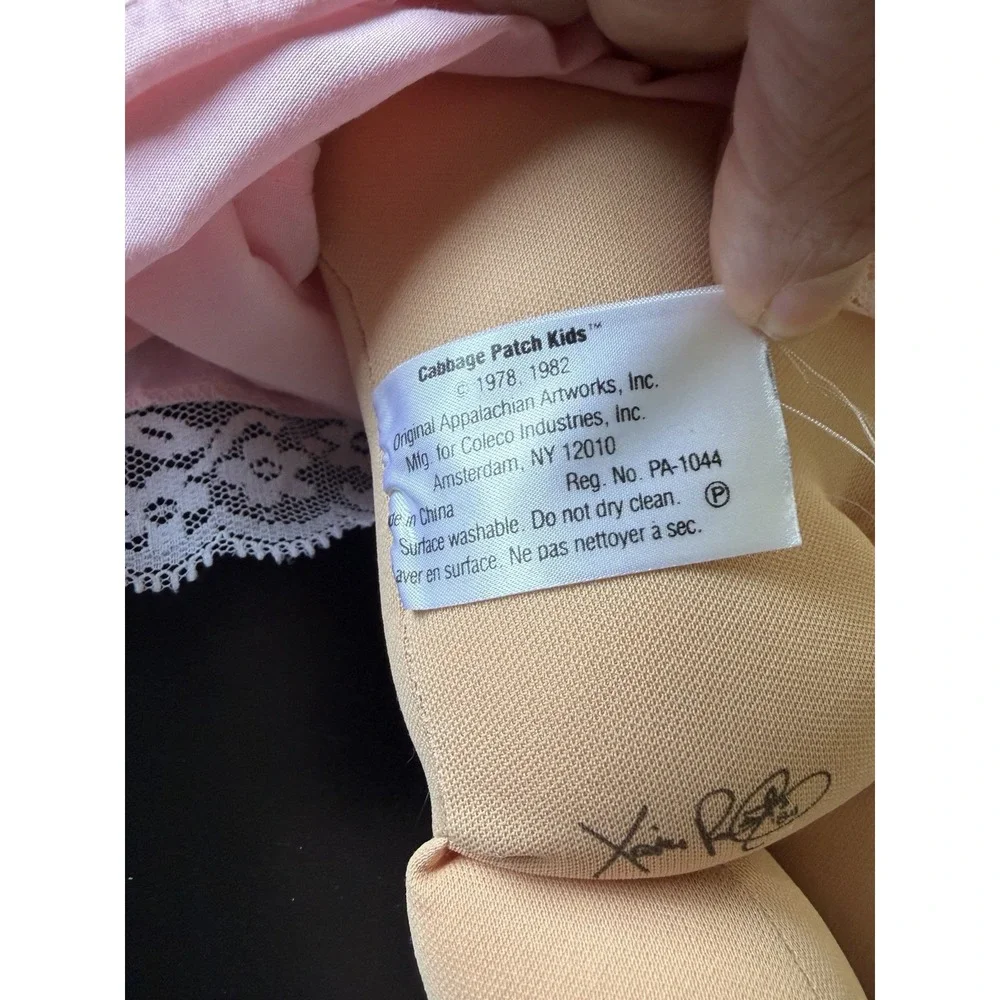 Vintage Cabbage Patch Doll Preemie Newborn Baby in Gown Blue Eyes 1982 Coleco